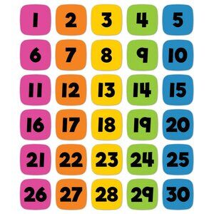 Carson Dellosa Edu-Clings Silicone Numbers Set – Reusable Math Manipulatives